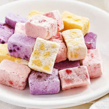 Freeze Dried Fruit Yogurt Cubes, Peach, Blueberry, Strawberry Flavor